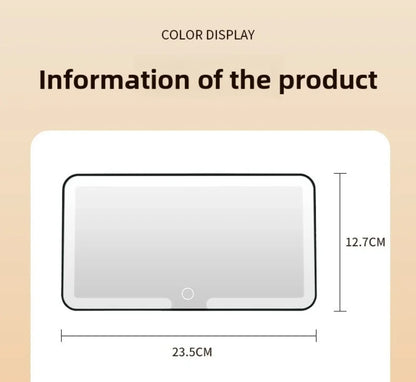 Dimenzije LED ogledala za auto 23.5 x 12.7 cm