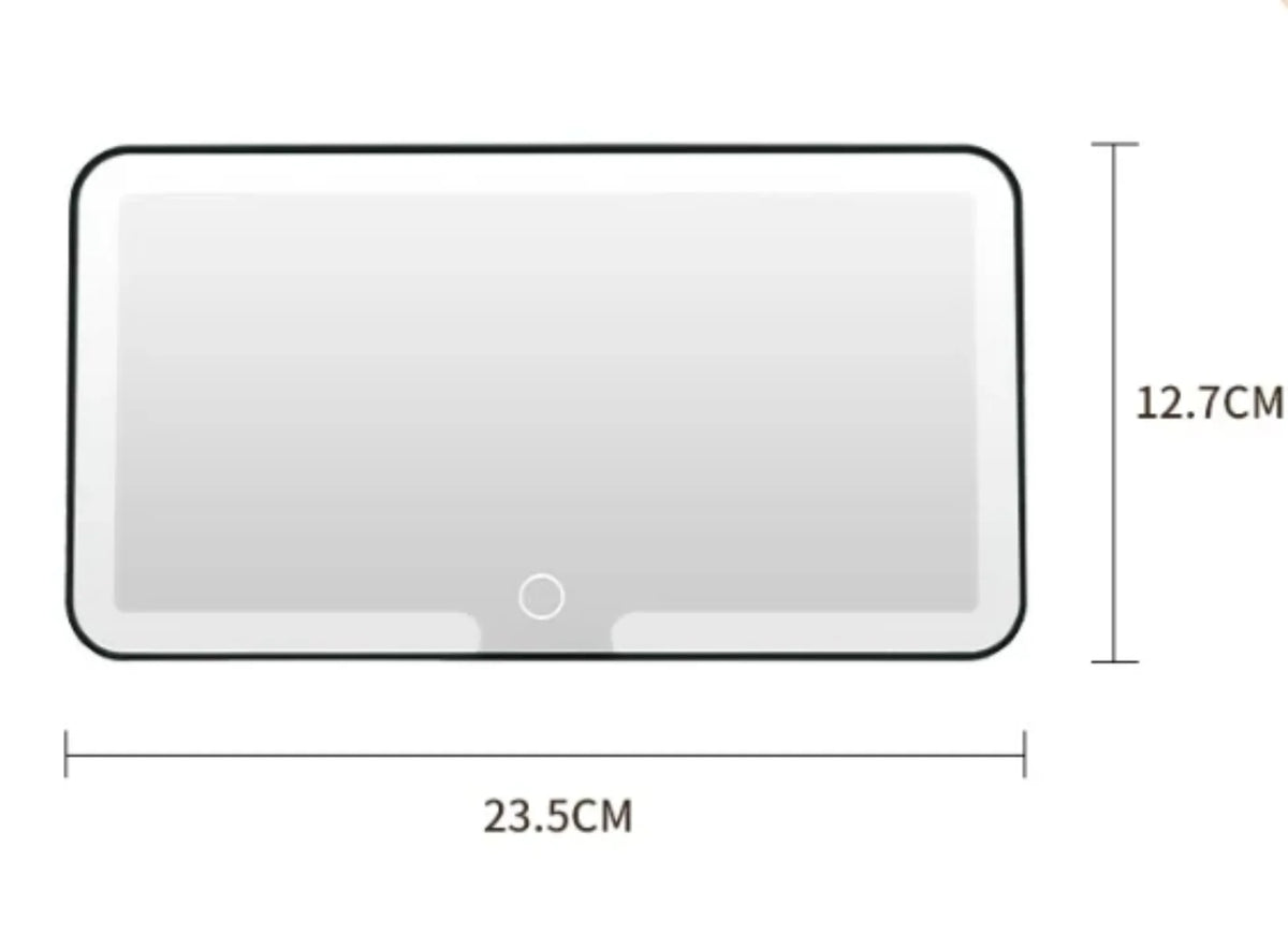 Dimenzije LED ogledala za sminkanje 23.5 x 12.7 cm