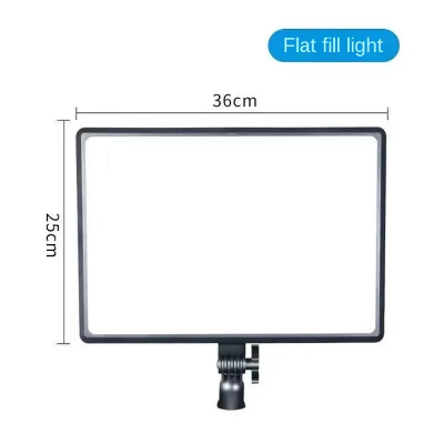 Kompaktan i tanak LED panel dimenzija 36x23cm sa ravnim ispunjavajucim svetlom za kvalitetno studijsko osvetljenje
