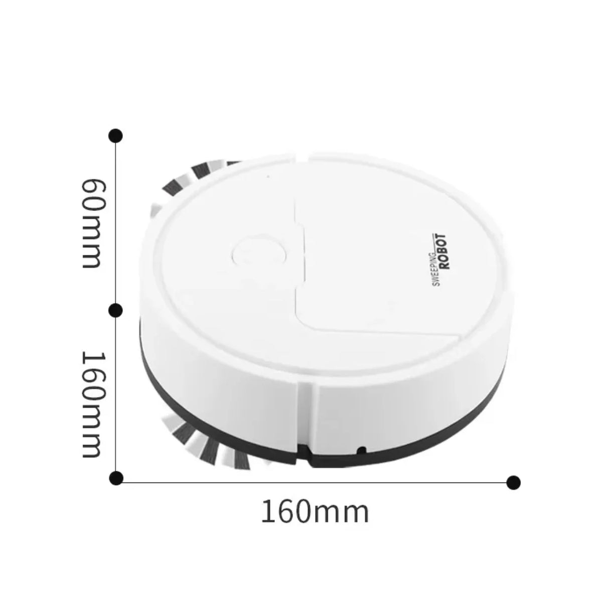 dimenzije mini robot usisivaca 160 mm x 60 mm