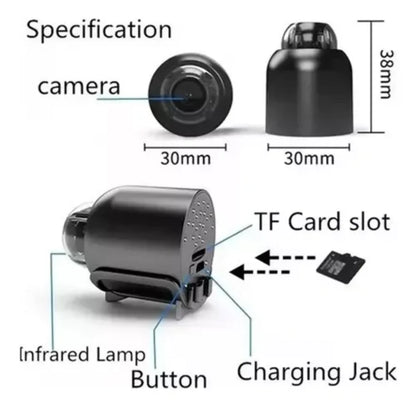Dimenzije mini wifi kamere sa TF slotom i IR lampom