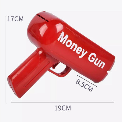 Prikaz dimenzija pistolja za pare, visina 17cm, sirina 8.5cm, duzina 19cm, kompaktan i jednostavan za drzanje u ruci.