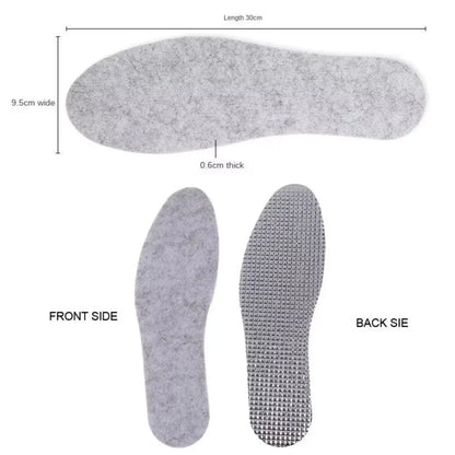Dimenzije termo ulozka za obucu duzine 30 cm sa filcanom i metaliziranom stranom