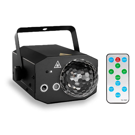 Disko laserski LED projektor sa daljinskim upravljacem