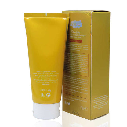 Dizao krema za učvršćivanje i podizanje grudi. Detaljan prikaz pakovanja tube i kutije proizvoda za negu i elastičnost kože dekoltea i grudi.