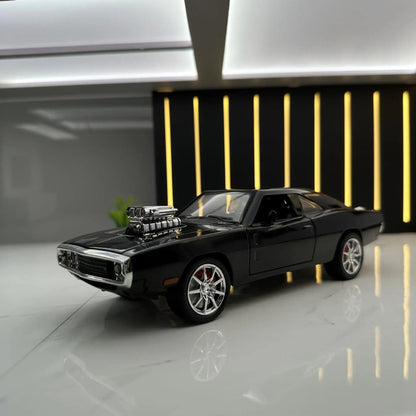 dodge charger 1970 crna boja visoki sjaj gumeni tockovi amortizeri za ljubitelje kola