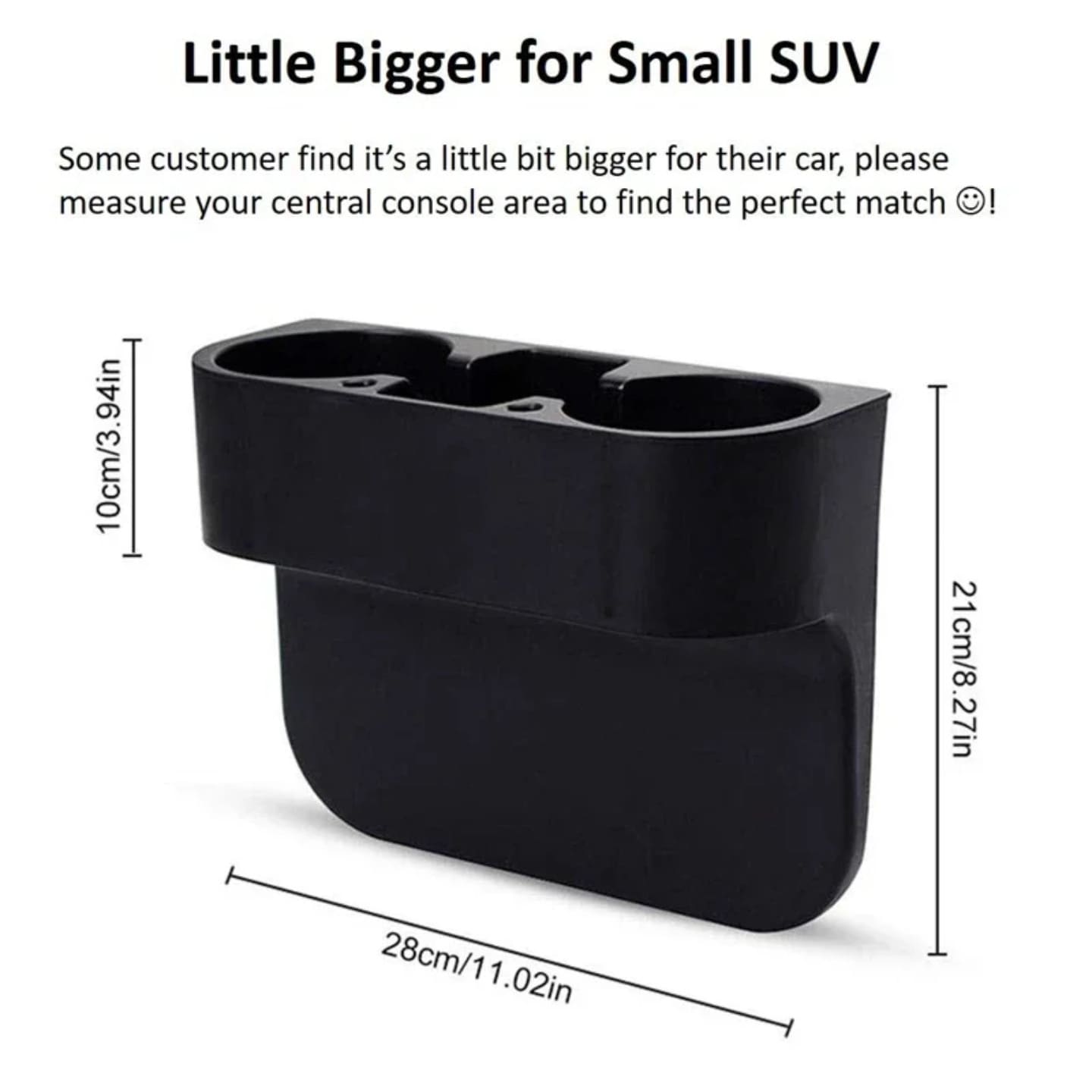 Dimenzije drzača za case i telefon u autu