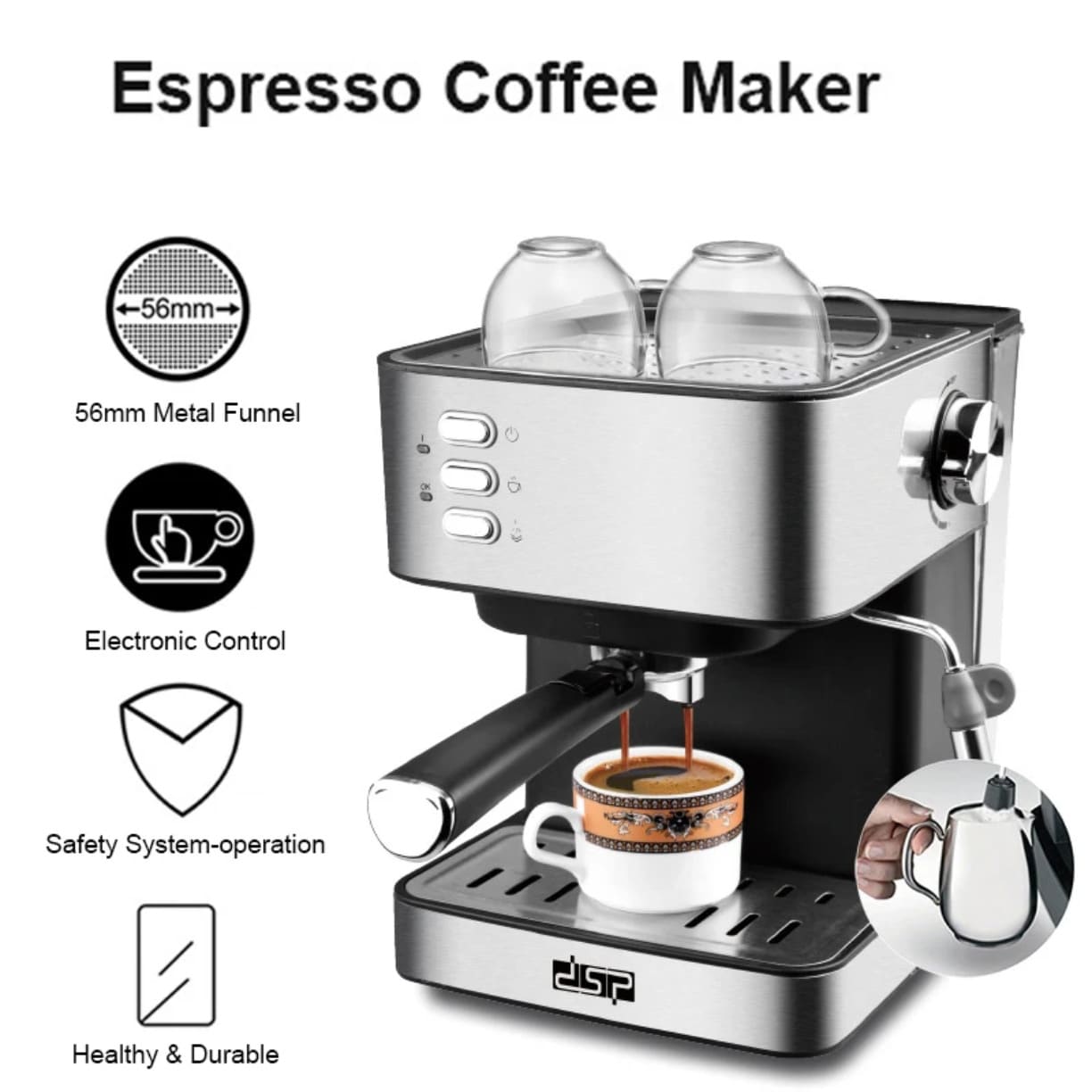DSP espresso aparat za pripremu kafe kod kuce