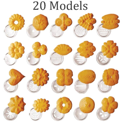 Dvadeset modela sprica za kolace. Razni oblici za kekse. Nastavci za dekoraciju kolacica. Kuhinjski alat za poslasticare Srbija.