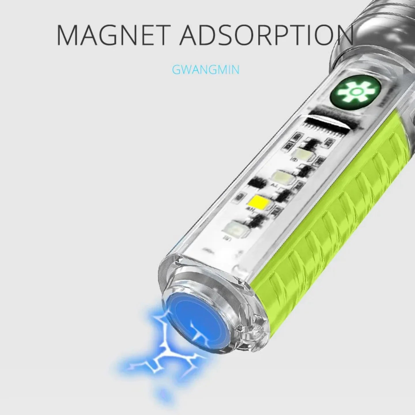 Dzepna LED lampa sa magnetnim dnom za metalne povrsine