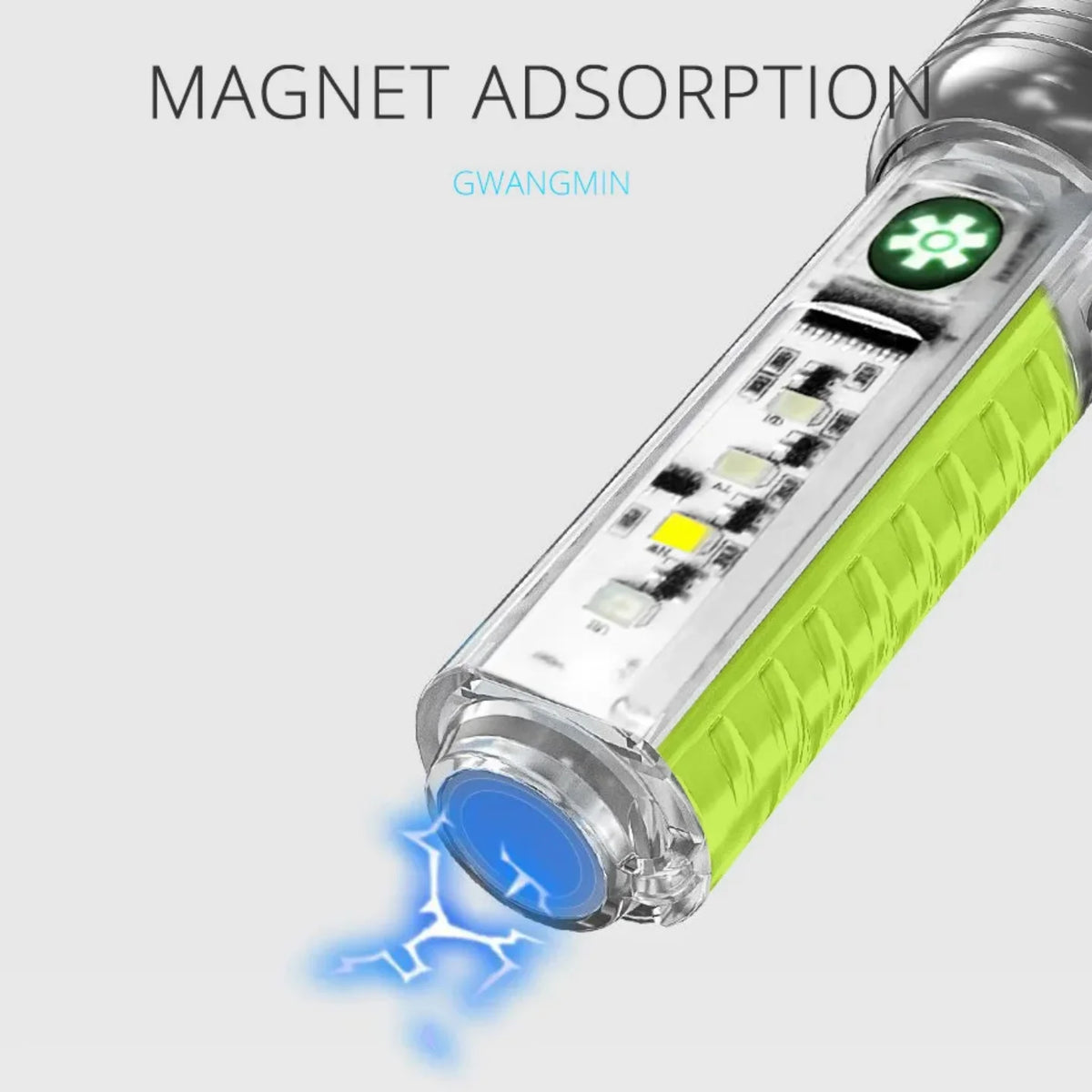 Dzepna LED lampa sa magnetnim dnom za metalne povrsine