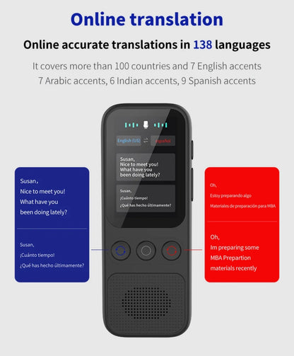 Dvosmerni online glasovni prevod razgovora na dzepnom prevodiocu