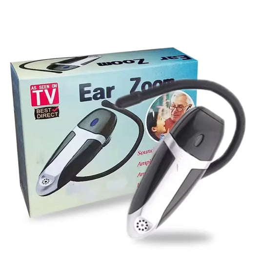 Ear Zoom aparat za poboljšanje sluha ispred kutije proizvoda