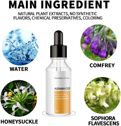 Eelhoe skin advanced serum s prirodnim sastojcima poput comfrey, sophora flavescens i orlovih noktiju. Bezbolno uklanjanje bradavica.