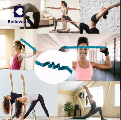 Kombinacija vezbi istezanja sa elasticnom trakom za jogu i pilates