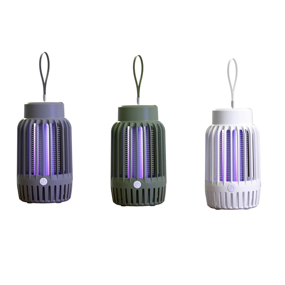Tri elektricne lampe protiv komaraca u razlicitim bojama