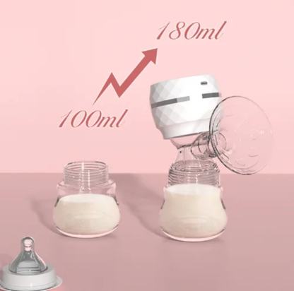 Elektricna pumpica izmuzano mleko u flasici kapacitet 180ml cucla za bebe lako prelazenje sa dojenja na flasicu hranjenje