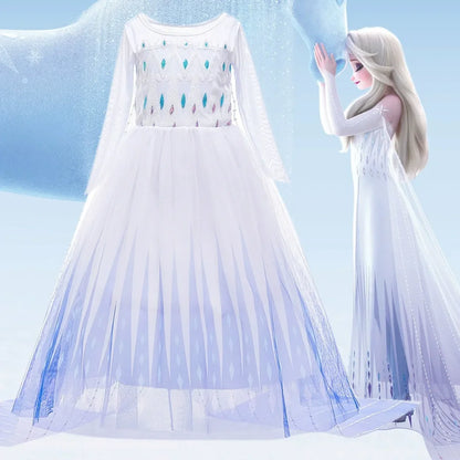 Elza kostim haljina inspirisana sneznom princezom