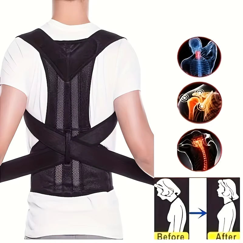 Ergonomski korektor ledja sa podesivim trakama za svakodnevnu upotrebu