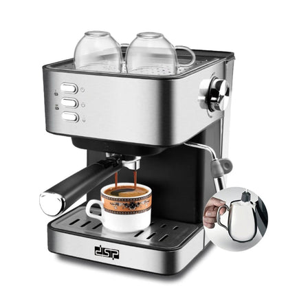 Espresso aparat sa parnom diznom za mleko