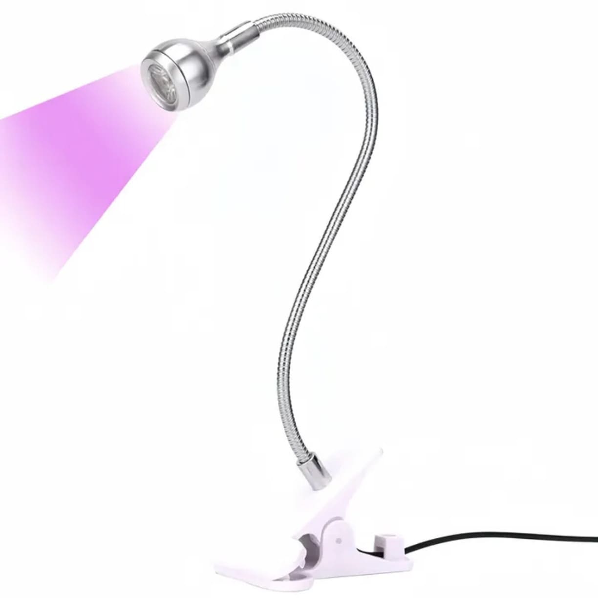 Fleksibilna UV LED lampa za nokte sa metalnim vratom i štipaljkom