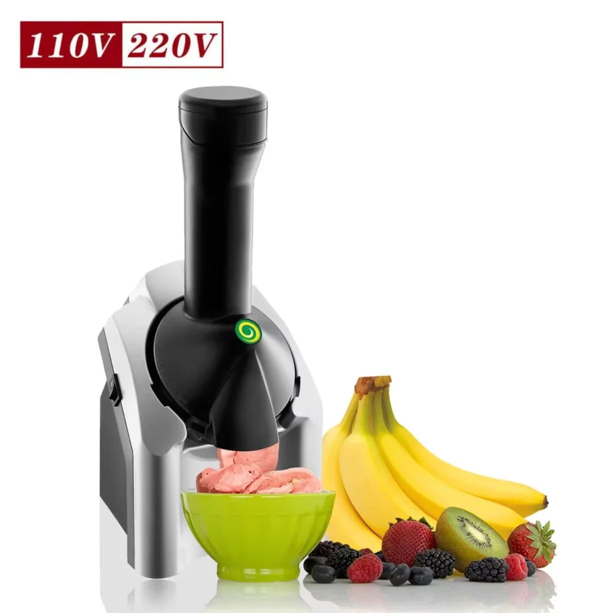 Frozen fruit ice cream maker sa bananama i svezim vocem