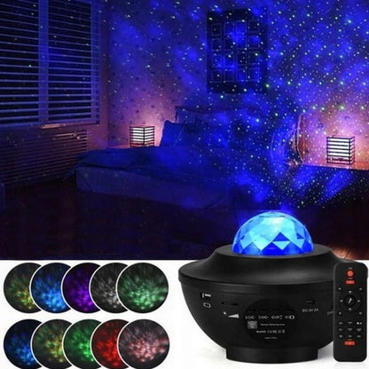 galakticka lampa sa vise boja i svetlosnih efekata