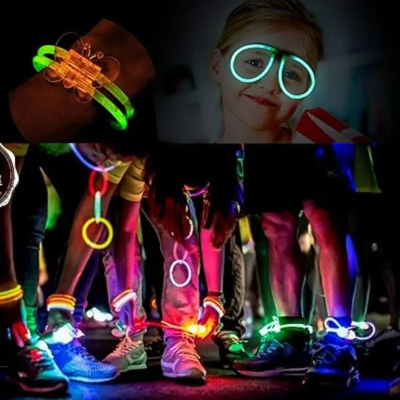 kreativna upotreba glow stikova kao narukvice i ukrasi