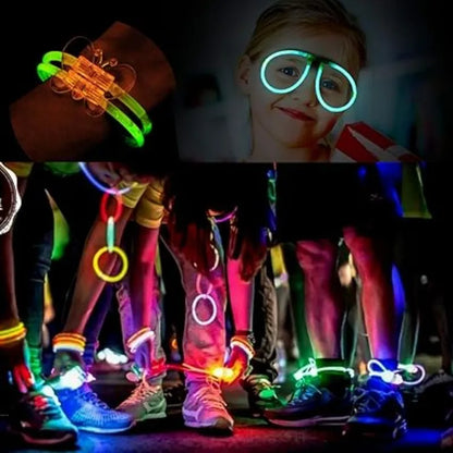 kreativna upotreba glow stikova kao narukvice i ukrasi
