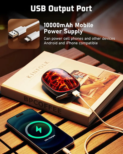 Grecac za ruke koji sluzi kao powerbank i puni telefon preko USB kabla