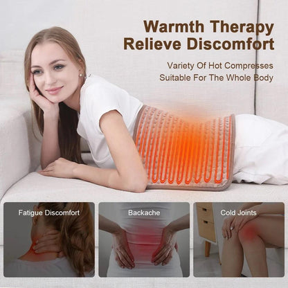 Grejna podloga za leđa u upotrebi tokom odmora