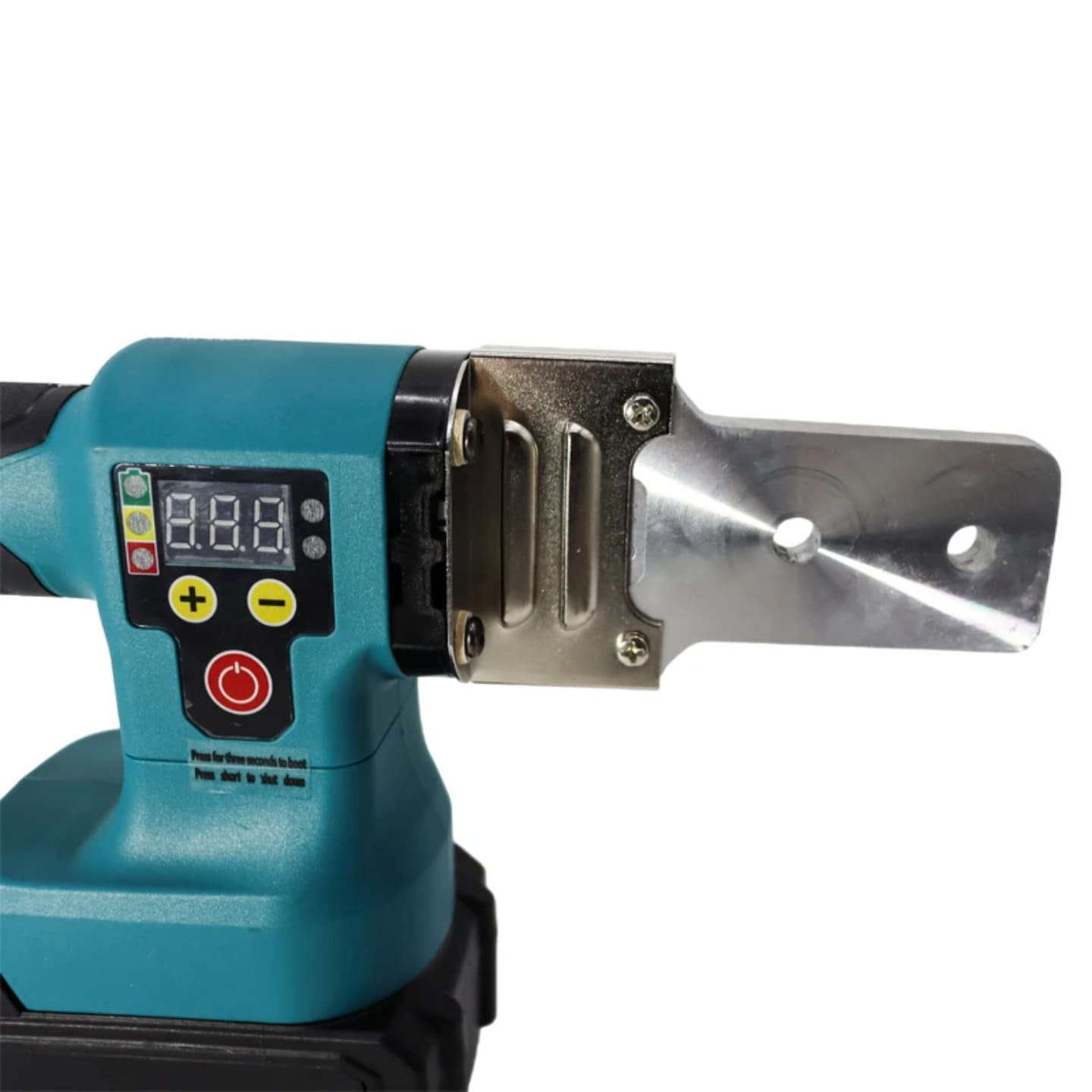 Grejno telo akumulatorskog aparata za zavarivanje cevi sa duplim grejnim otvorima