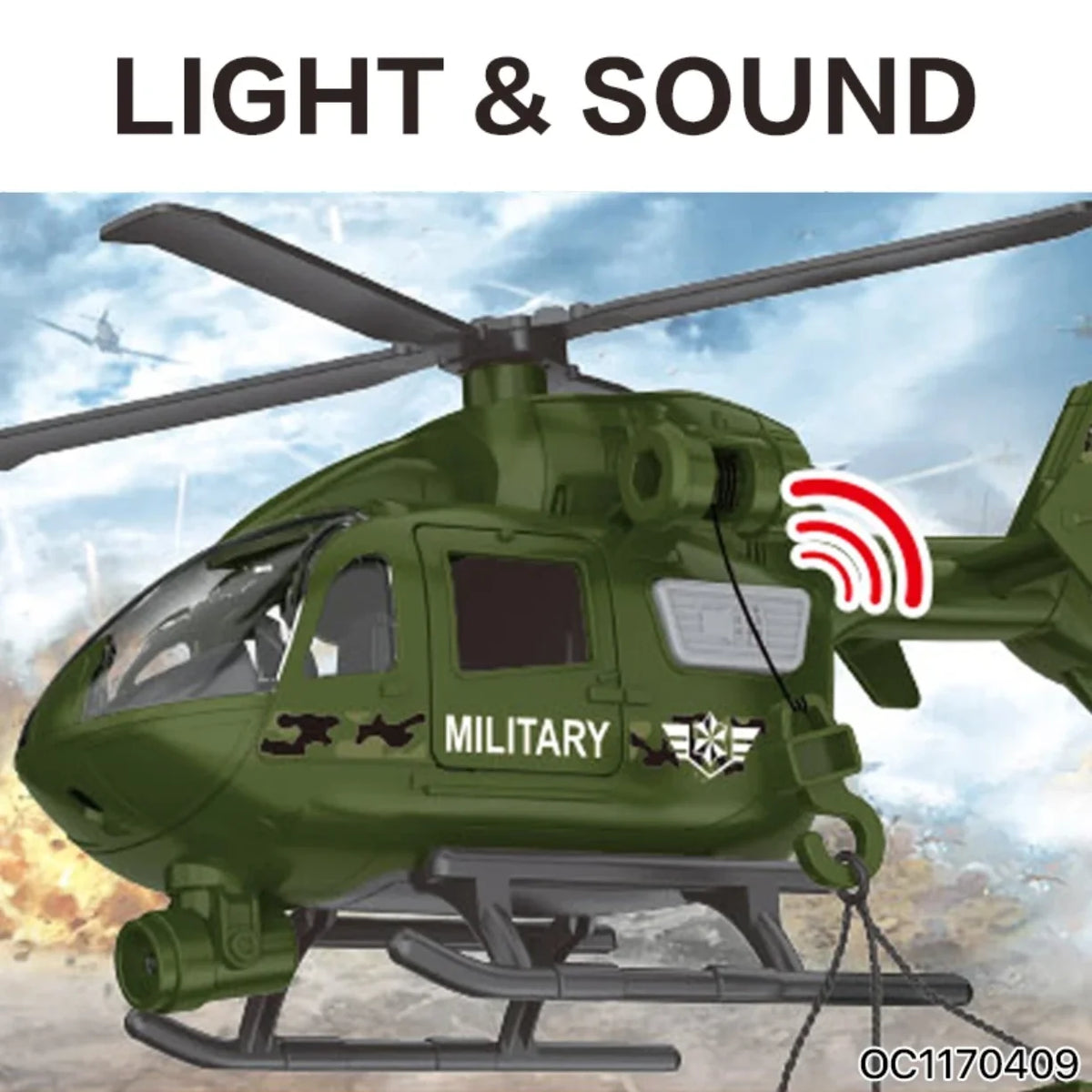 Helikopter igracka sa oznakom light and sound