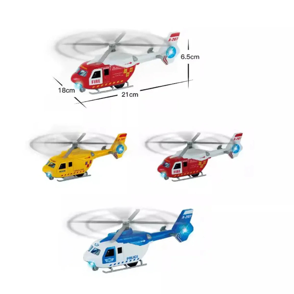 Razliciti modeli helikoptera igracke policija vatrogasci spasavanje