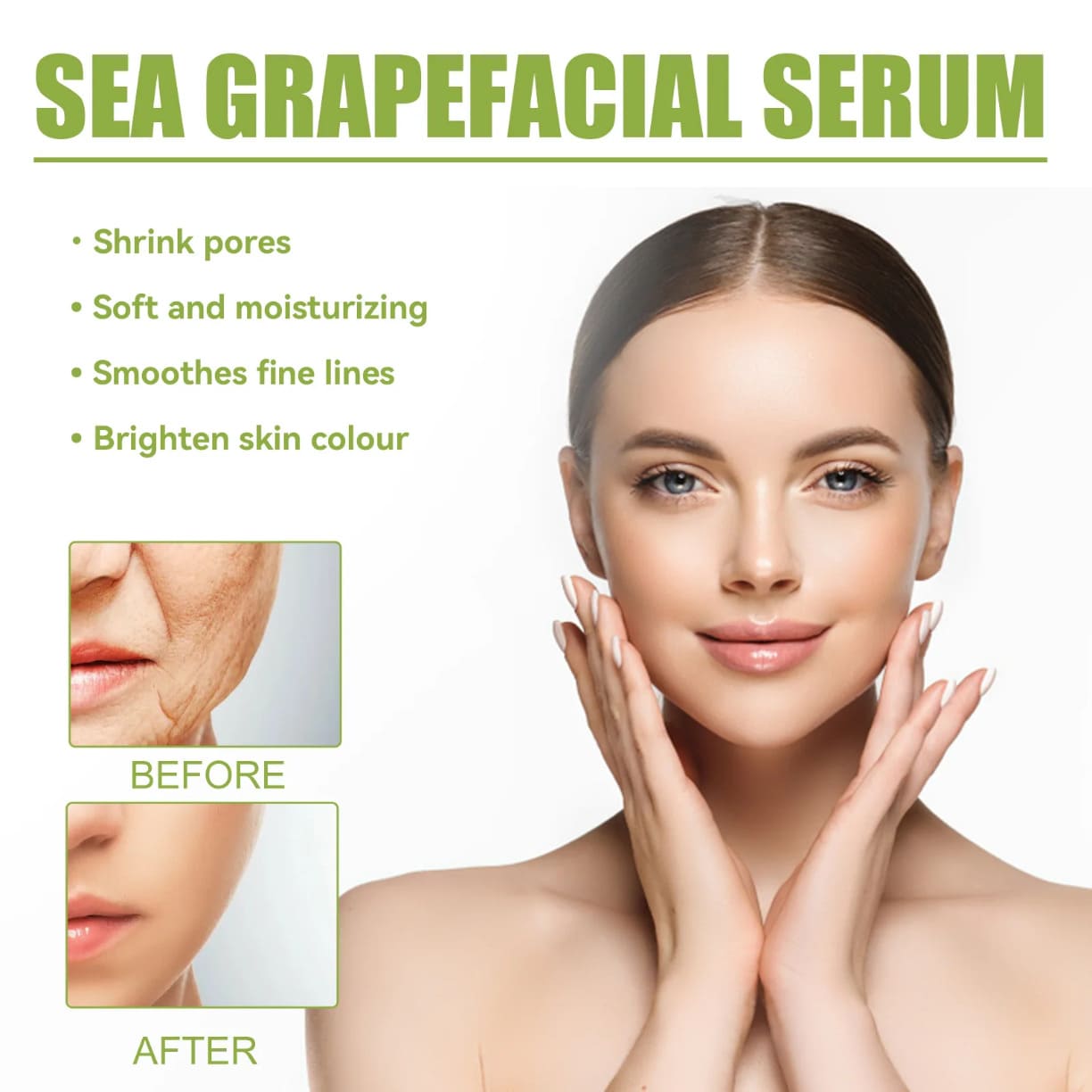 Hidratantni serum za zatezanje kože lica