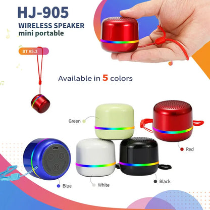 Mini bezicni zvucnik HJ-905 u pet boja sa oznakom BT 5.3