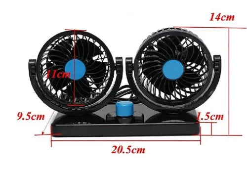 Dupli ventilator za kamion ili auto - Azijashop