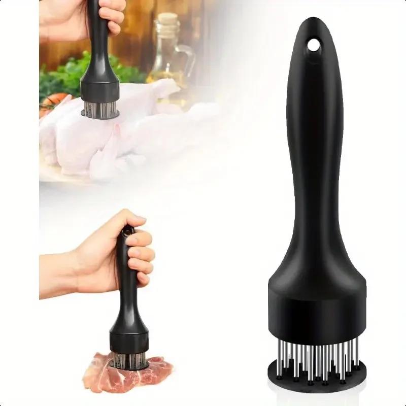 Iglati tuckac za meso u crnoj boji za omeksavanje snicli