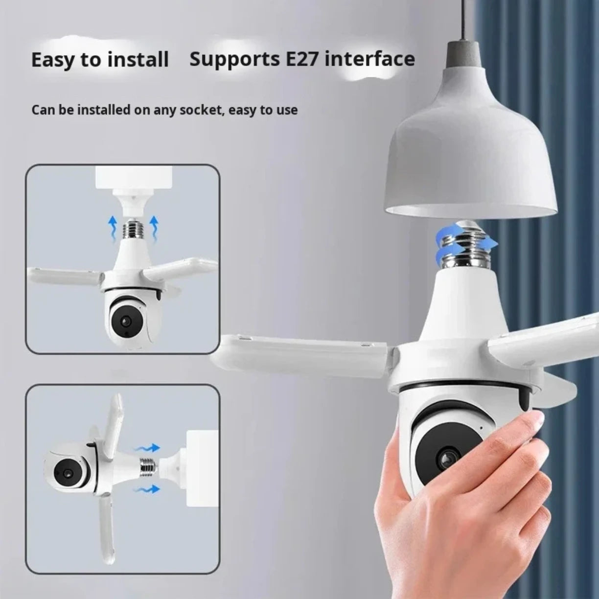 Instalacija pametne kamere sijalice u E27 grlo