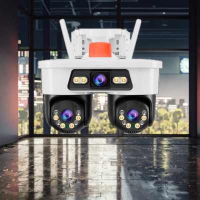 Efikasna IP kamera sa dva objektiva za pouzdan nadzor lokala restorana terase i ulaza u objekat