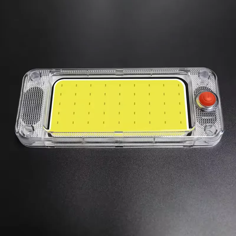 Iskljucena COB led kabinska lampa na tamnoj podlozi