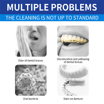 Jaysuing Retainer Cleaner za resavanje raznih problema. Cisti retajnere, proteze, night guards i alignere.