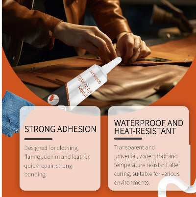 Jaysuing lepak za tekstil odlikuju snazno lepljenje, vodootpornost i otpornost na toplotu. Savrsen za popravke.