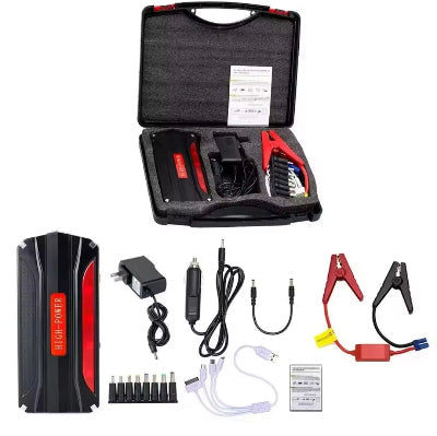 komplet jump starter eksterna baterija za startovanje automobila sa klemama i adapterima neophodna auto oprema