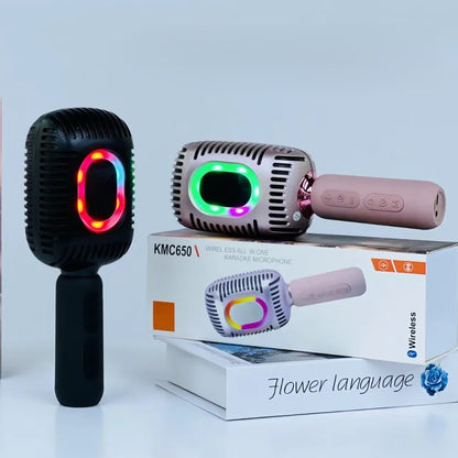 Karaoke mikrofon u vise boja sa RGB osvetljenjem