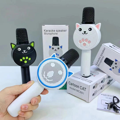 Karaoke mikrofon za decu model MC881 u obliku mace idealan poklon za decake i devojčice koji vole muziku