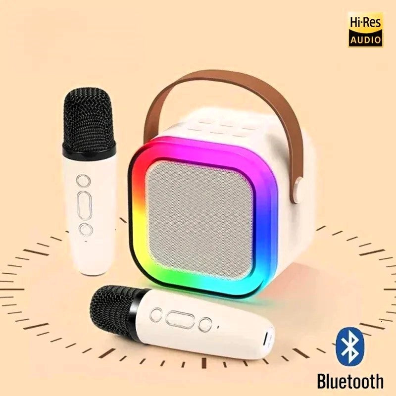 Karaoke Bluetooth zvucnik sa mikrofonom – LED RGB svetlo