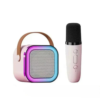 Karaoke Bluetooth zvucnik sa mikrofonom – LED RGB svetlo