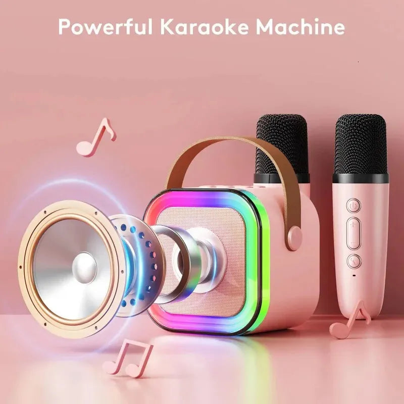Karaoke Bluetooth zvucnik sa mikrofonom – LED RGB svetlo