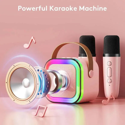 Karaoke Bluetooth zvucnik sa mikrofonom – LED RGB svetlo